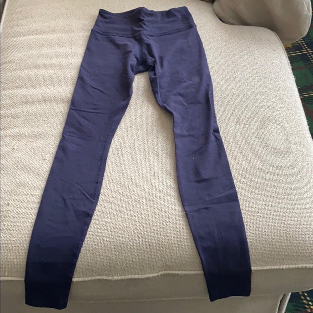 Lululemon purple wunder under leggings